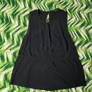 Madewell flowy black tank XXS